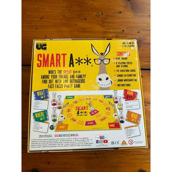 Smartass Board Game - Complete and Ready to Play! - Picture 2 of 4